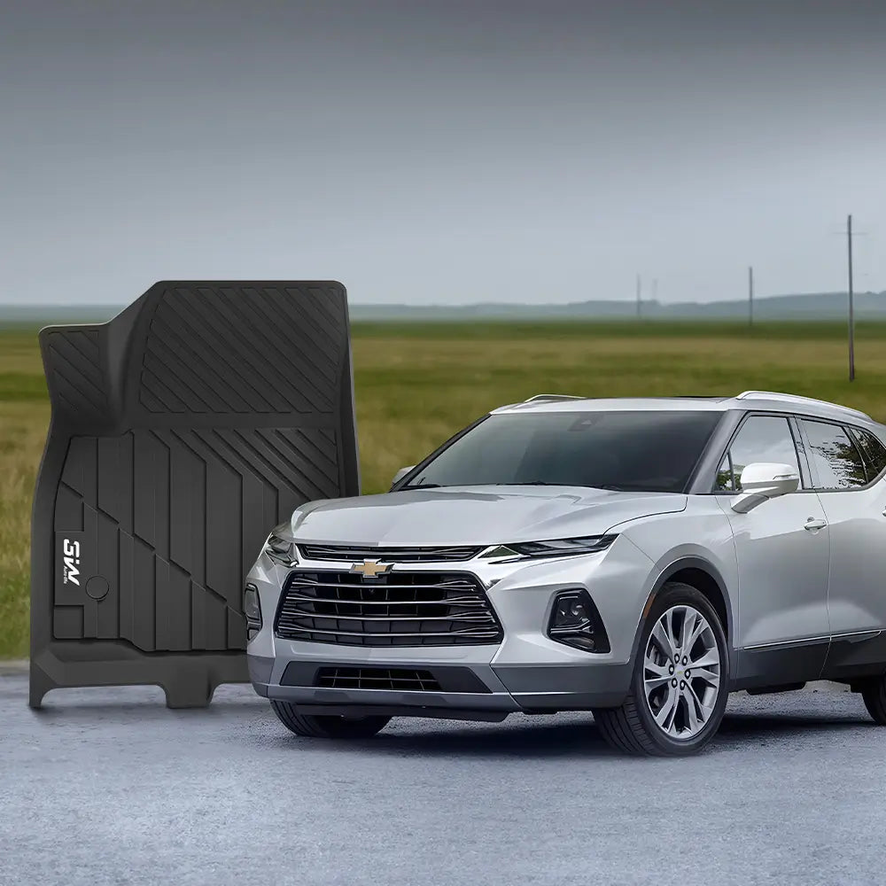 3W Custom Floor Mats for Chevrolet Blazer 2019-2025 Thorex™ All-Weather Protection - 3Wliners