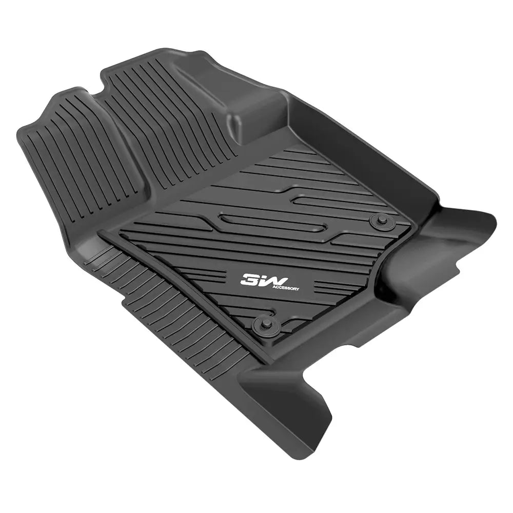 3W Ford F150 Custom Floor Mats F-150 Lightning SuperCrew Cab 2015-2025 Thorex™ All-Weather Protection - 3Wliners