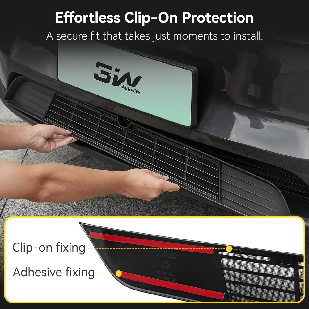 Grille Mesh Inserts for 2025-2026 Tesla New Model Y Front Air Inlet Vent Grille Cover Replacement for New Model Y Juniper Accessories