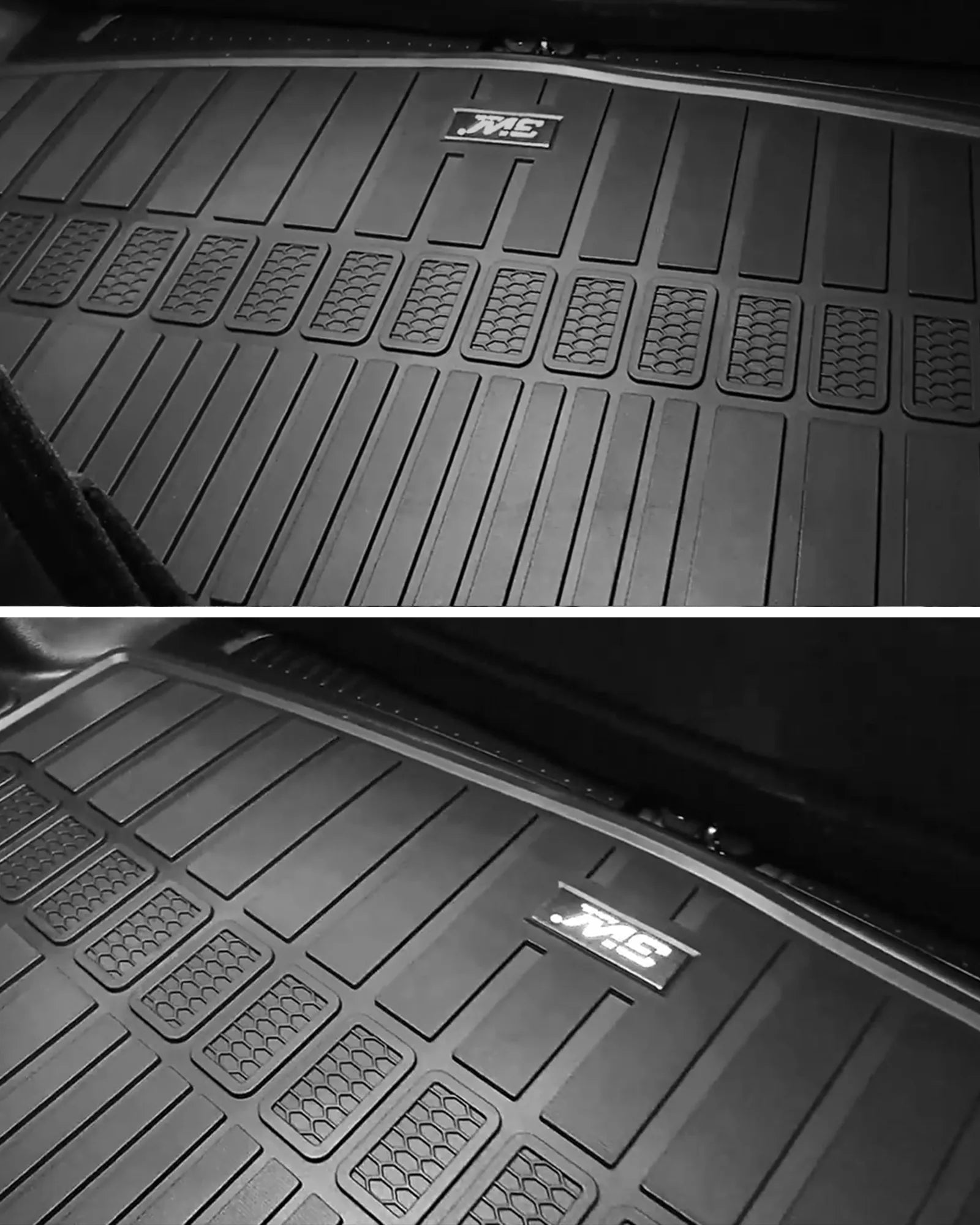 3W Floor Mats & Cargo Liner Fit for Jeep Grand Wagoneer 2022 2023 2024 2025 2026 8 seat (Only Fit Wagoneer 8s), TPE Custom Fit Wagoneer Floor Liner for 1-3 Rows and Trunk Mats Full Set Car Accessories