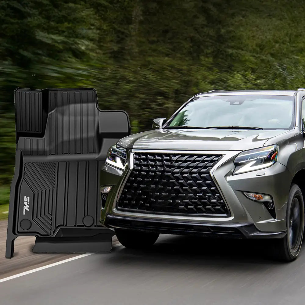 3W LEXUS GX460 2010-2023 (Only for 7 Seats) Custom Floor Mats TPE Material & All-Weather Protection Vehicles & Parts 3Wliners