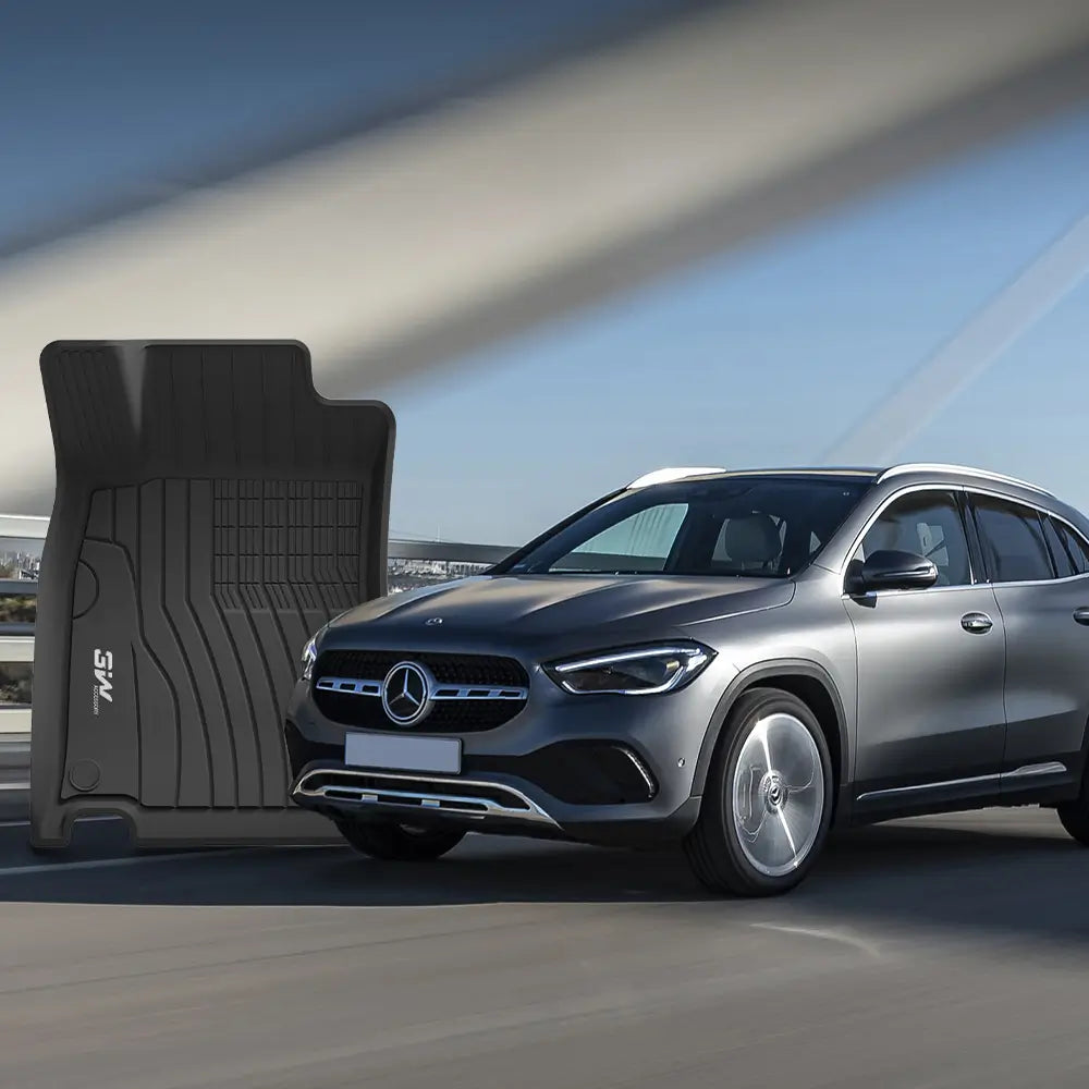 3W Mercedes-Benz GLA 2021-2024 Custom Floor Mats TPE Material & All-Weather Protection Vehicles & Parts 3Wliners