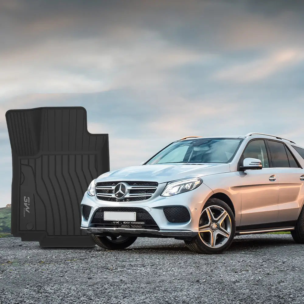 3W Mercedes-Benz GLE 2016-2019 Custom Floor Mats TPE Material & All-Weather Protection (Not Fit Coupe) Vehicles & Parts 3Wliners