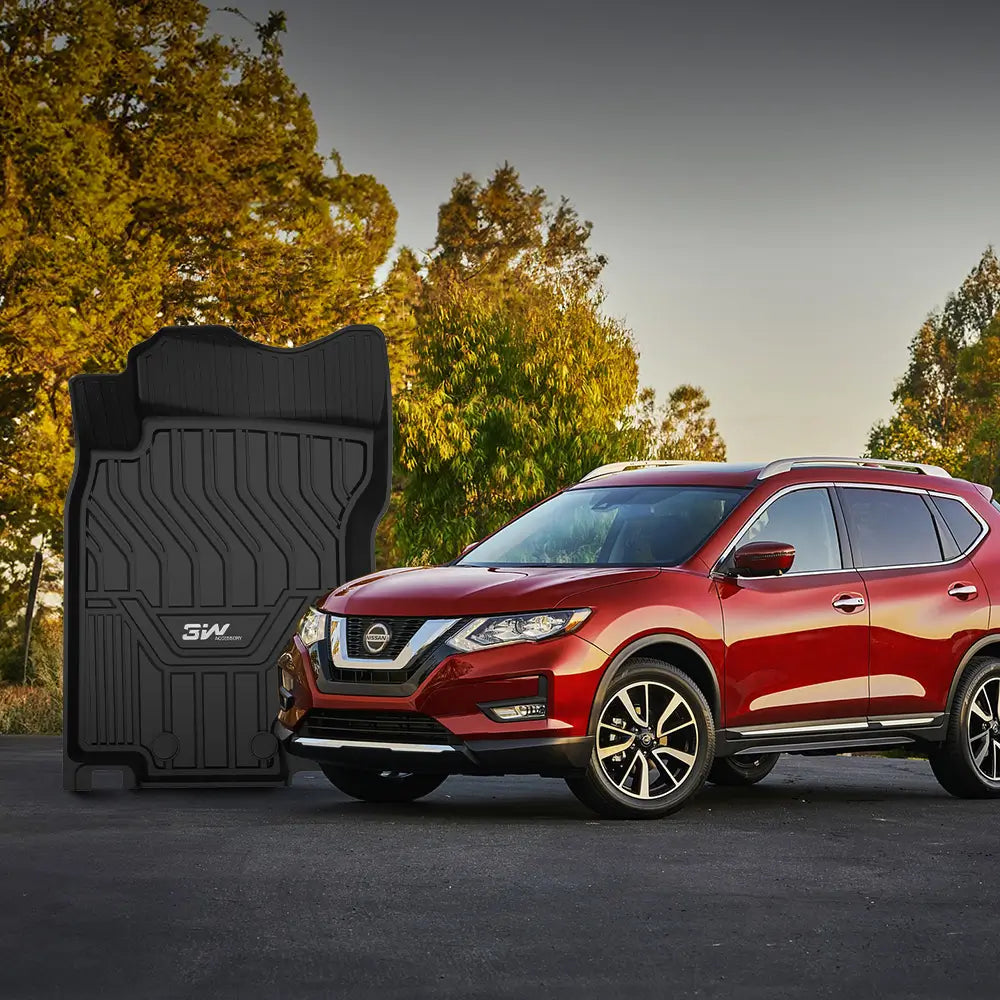3W Nissan Rogue 2014-2020 Custom Floor Mats Cargo Liner TPE Material & All-Weather Protection Vehicles & Parts 3Wliners