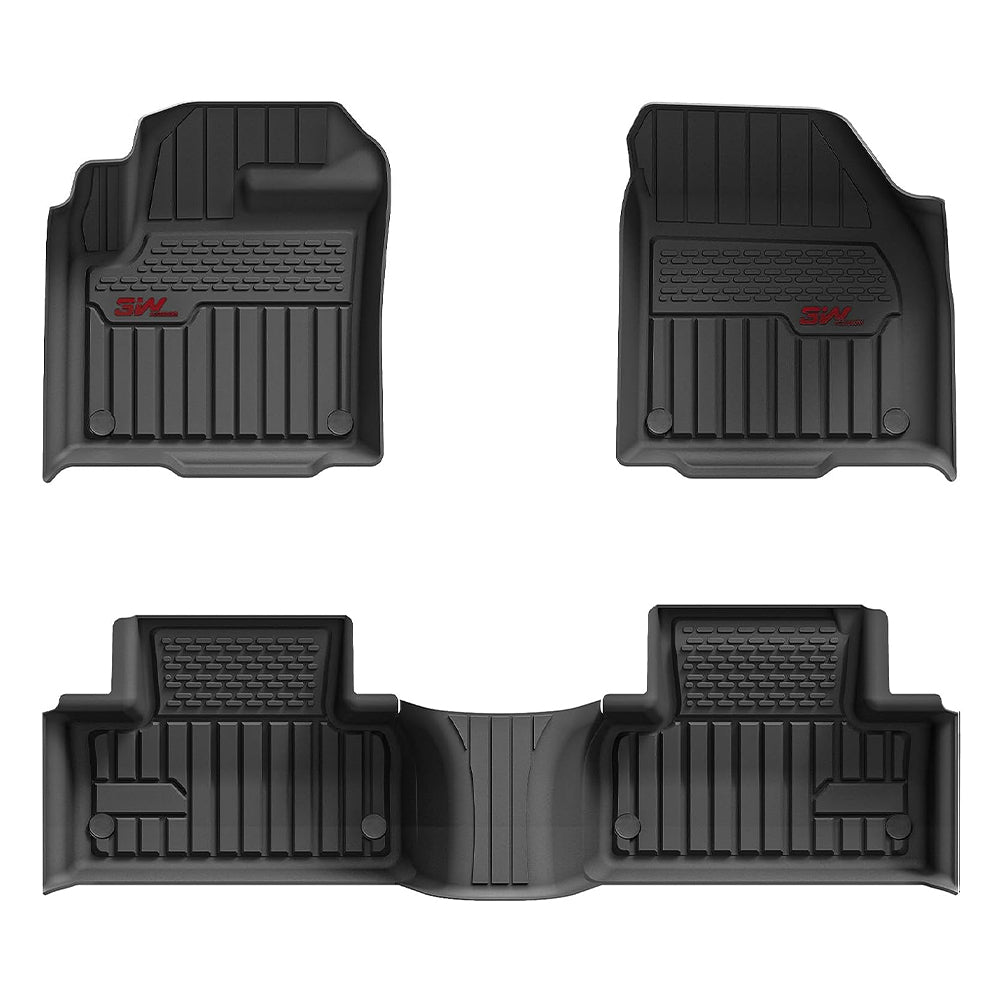 3W Range Rover Evoque 2020-2024 Custom Floor Mats TPE Material & All-Weather Protection Vehicles & Parts 3Wliners 2020-2023 Evoque 2020-2023 1st&2nd Row Mats