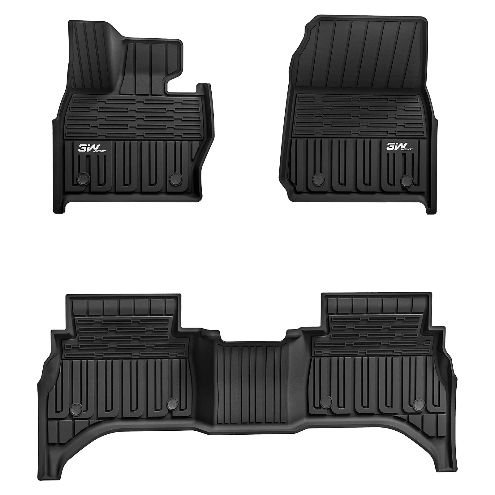 3W Land Rover/Range Rover Sport 2023-2025 Custom Floor Mats / Trunk Mat TPE Material & All-Weather Protection Vehicles & Parts 3Wliners 2023-2025 Range Rover Sport 2023-2025 1st&2nd Row Mats