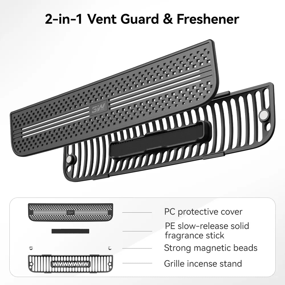 Rear Car Air Vent Freshener For Tesla Model 3 Highland 2024-2025/ Y Juniper 2025-2026 Damage-Free Installation, OEM-Matched Fit, Long-Lasting Fragrance