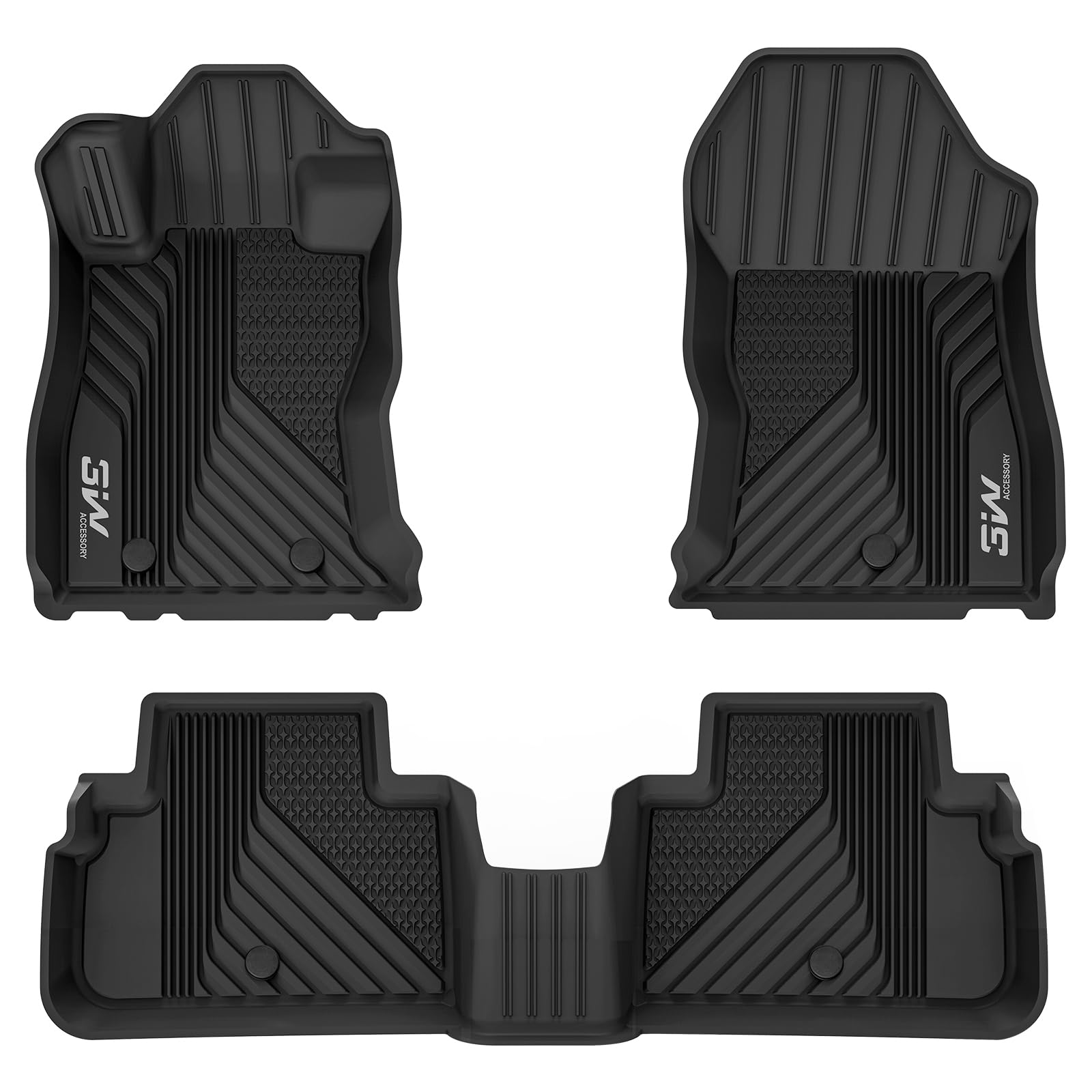 3W Subaru Forester 2019-2024 Custom Floor Mats TPE Material & All-Weather Protection Vehicles & Parts 3Wliners   