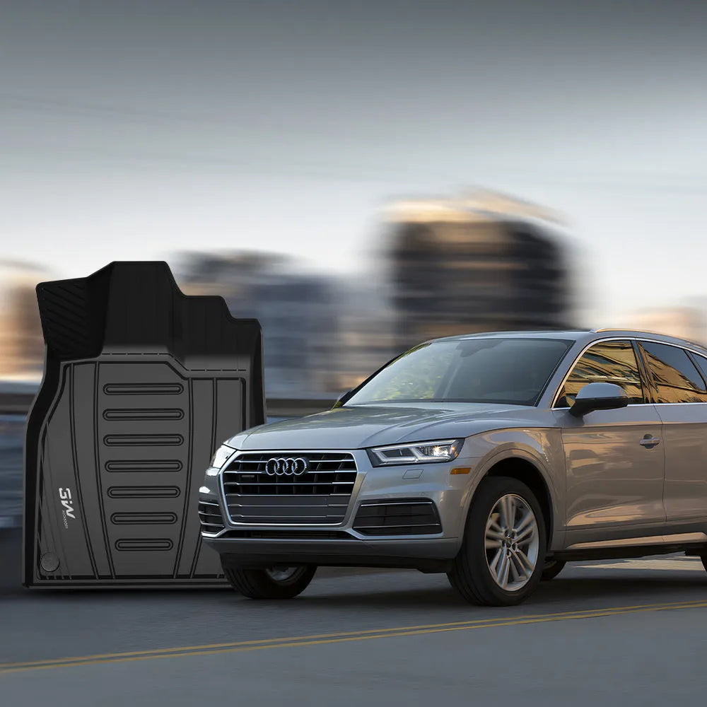 3W Audi Q5/SQ5 2018-2025 Custom Floor Mats TPE Material & All-Weather Protection Vehicles & Parts 3Wliners
