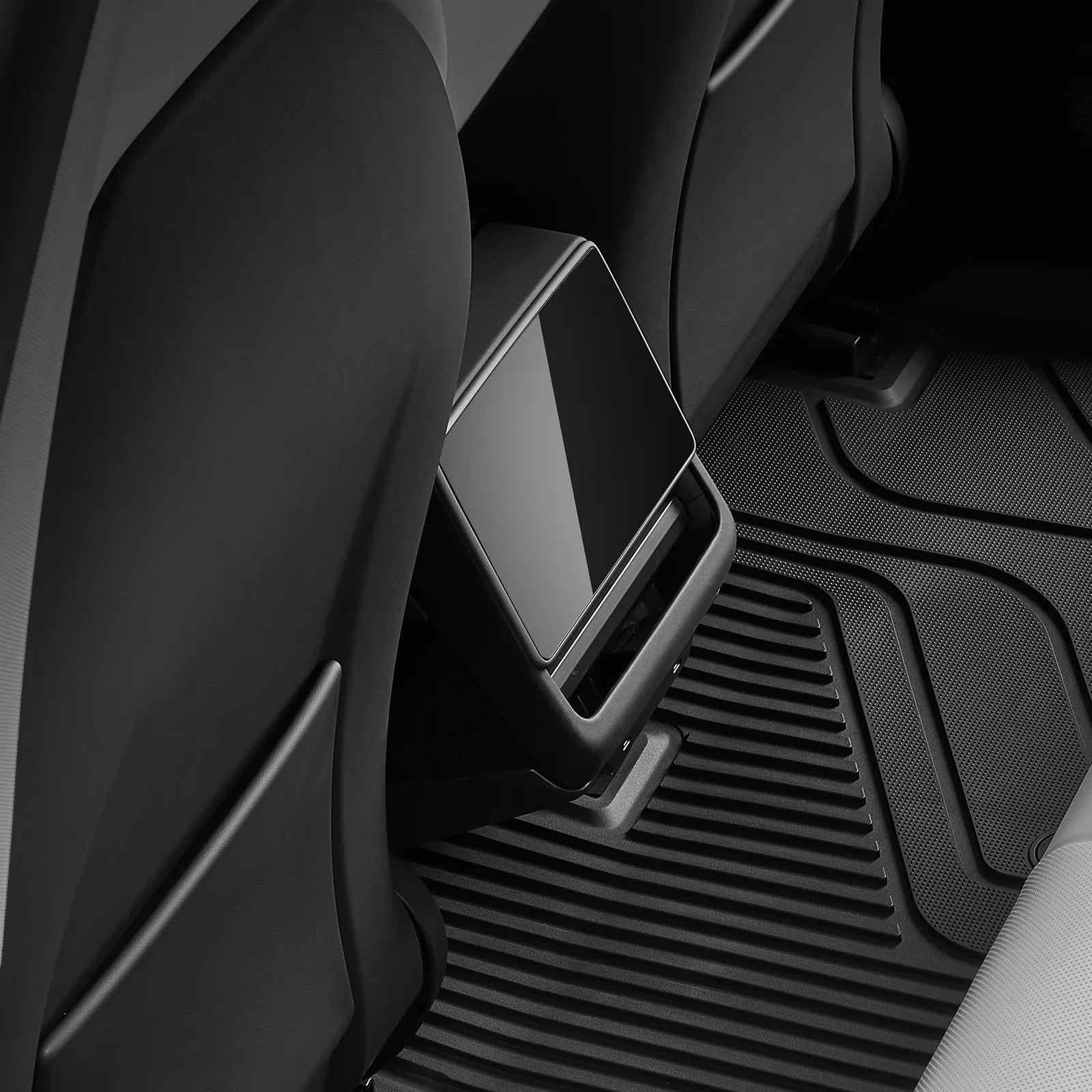 3W Custom Rear Console Anti-kick Cover for Tesla Model Y Juniper (Only Fit for Premium & Performance ) 2025-2026 Tesla Car Accessories - 3Wliners