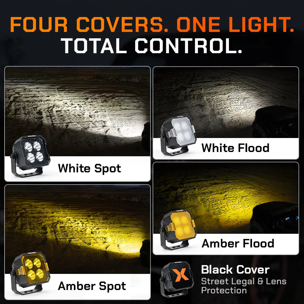 NomadRover 3 inch LED pod light with 4,890 lumens for Jeep, truck, and SUV off-road lighting