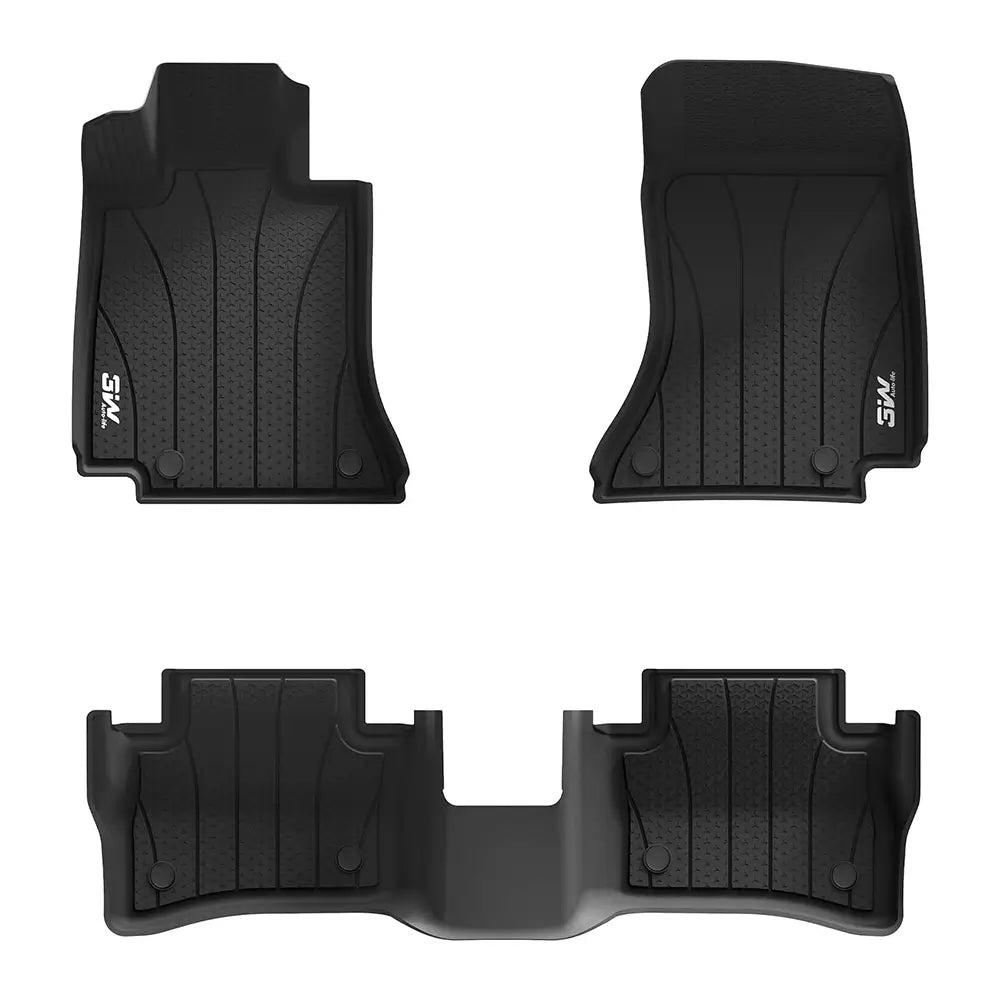 3W Floor Mats Fit Benz E-Class 2024-2025 E300 E320 E400 E350 E63 E550 (Sedan Only) Custom Floor Liners TPE Material & All-Weather Protection Vehicles & Parts 3Wliners 2024-2025 E-Class 2024-2025 1st&2nd Row Mats