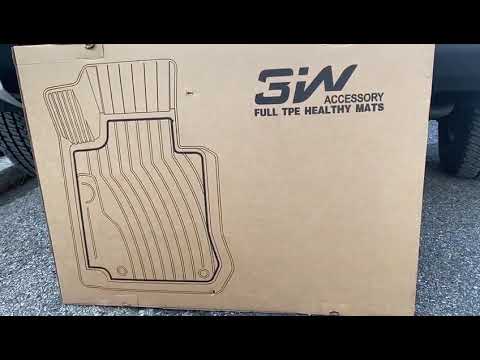 3W Toyota Tundra 2014-2021 (Only for CrewMax Cab) Custom Floor Mats TPE Material & All-Weather Protection Vehicles & Parts 3Wliners