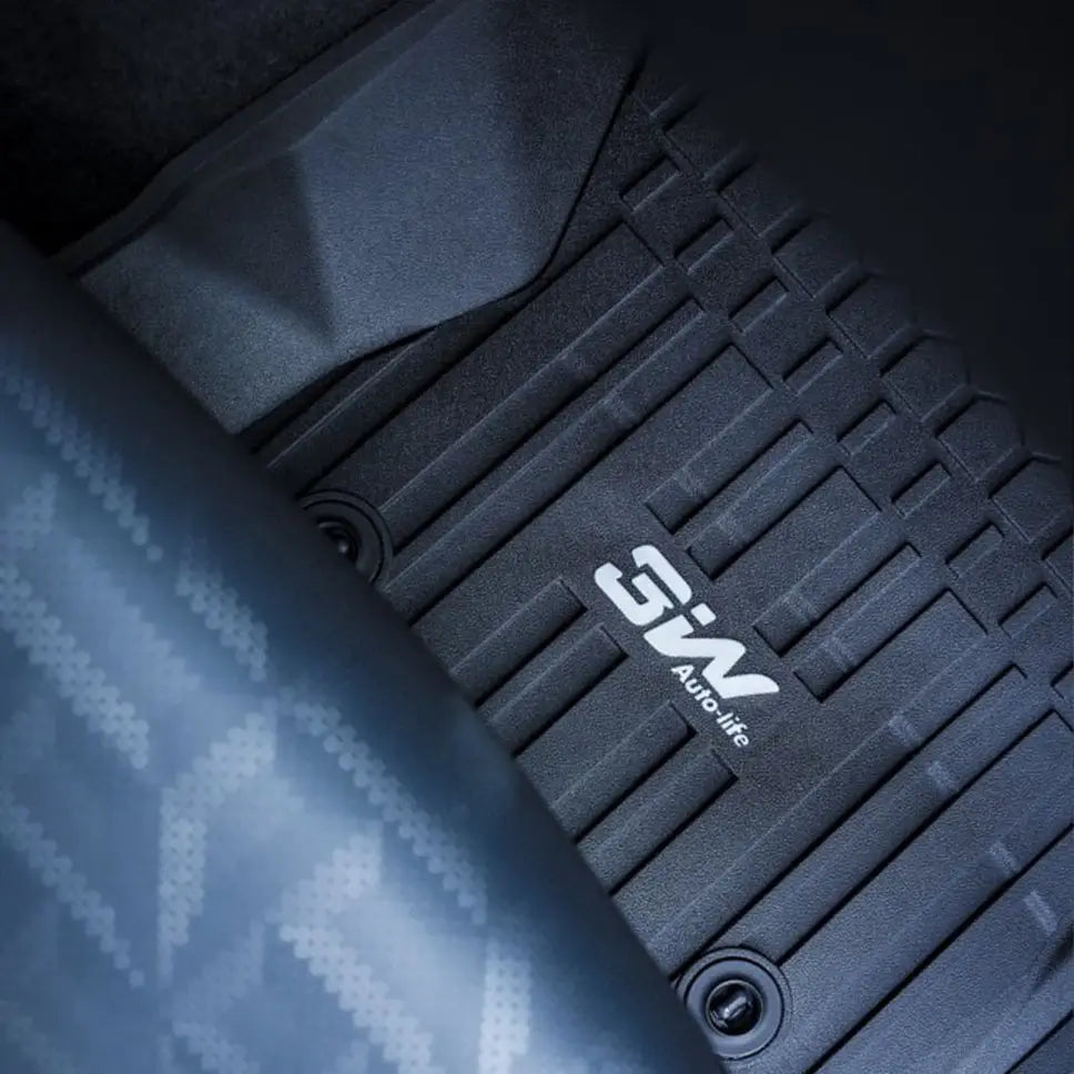 3W Toyota Tacoma 2024-2025 (Double Cab, Automatic Transmission) (Not for Hybrid) Floor Mats TPE All Weather Custom Fit 3Wliners