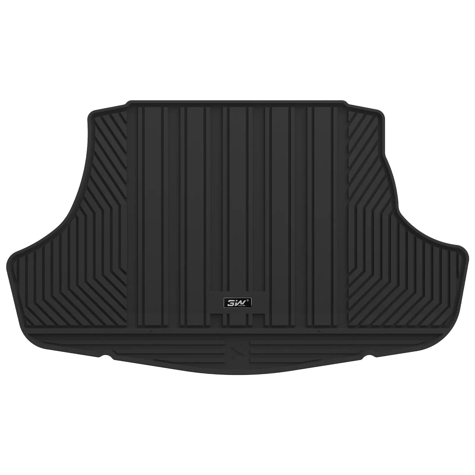 3W Toyota Camry 2018-2024 FWD (Not for Hybrid or AWD) Custom Floor Mats TPE Material & All-Weather Protection Vehicles & Parts 3Wliners 2018-2024 Camry 2018-2024 Trunk Mat