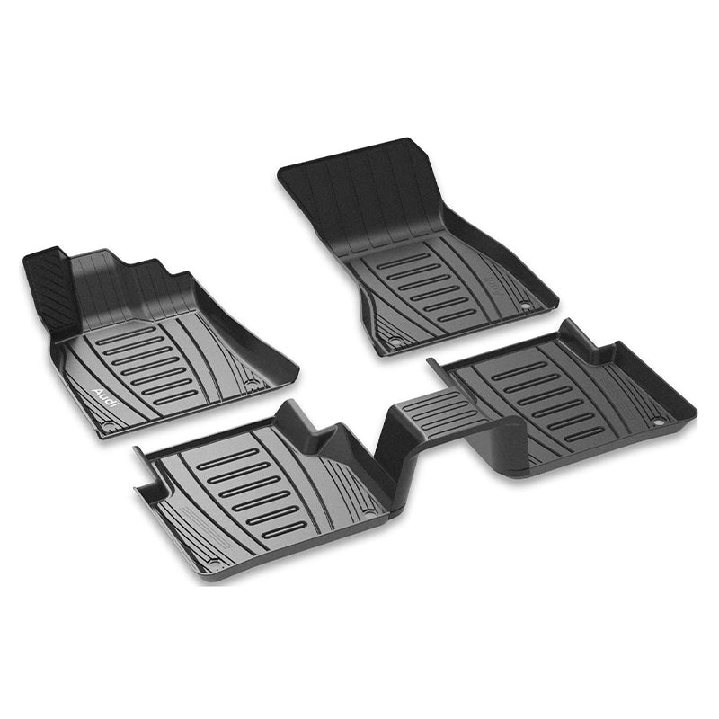 3W Audi Q8 2019-2024 Custom Floor Mats TPE Material & All-Weather Protection Vehicles & Parts 3Wliners   