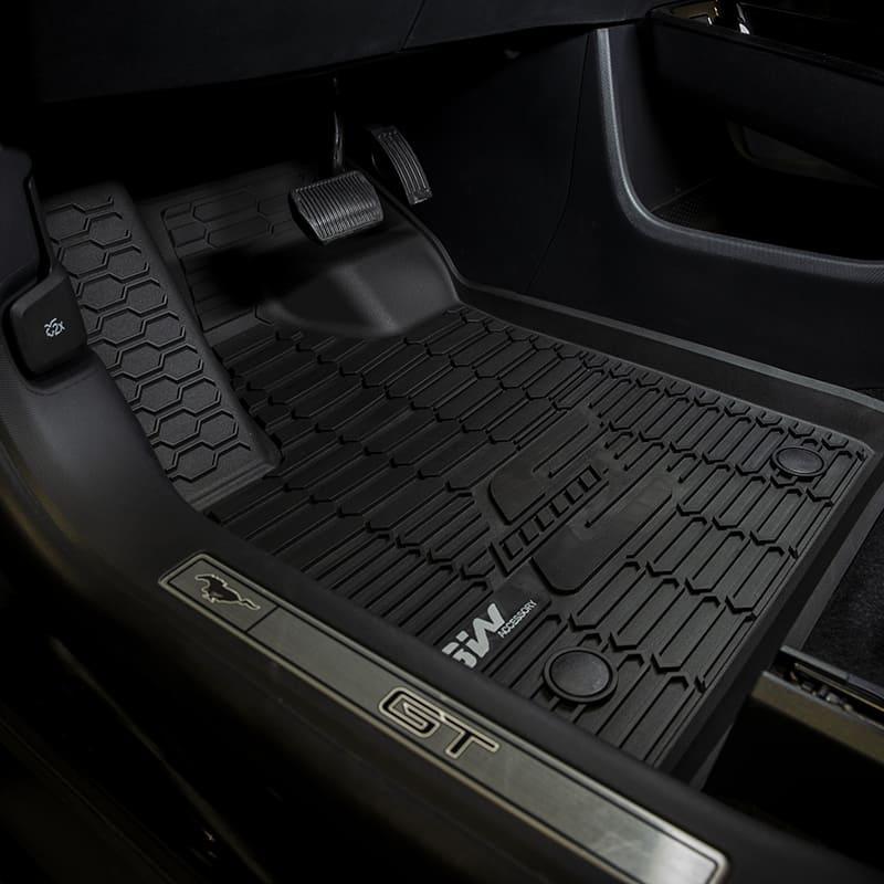 3W Ford Mustang Mach-E 2021-2024 Custom Floor Mats / Trunk Mat TPE Material & All-Weather Protection Vehicles & Parts 3Wliners