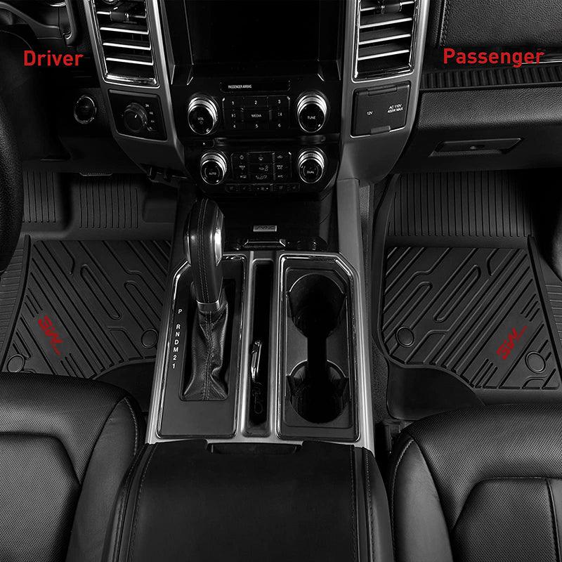 3W Ford Ranger 2020-2023 Custom Floor Mats TPE Material & All-Weather Protection Vehicles & Parts 3Wliners