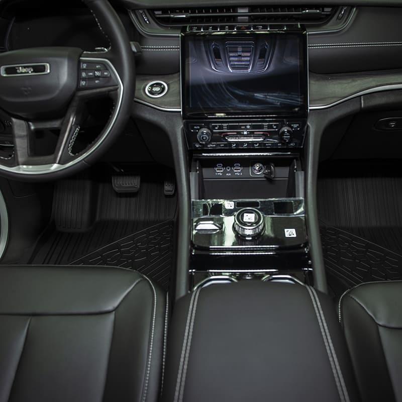 3W Jeep Grand Cherokee 2022-2024 (Non L or WK) Custom Floor Mats / Trunk Mat TPE Material & All-Weather Protection Vehicles & Parts 3Wliners