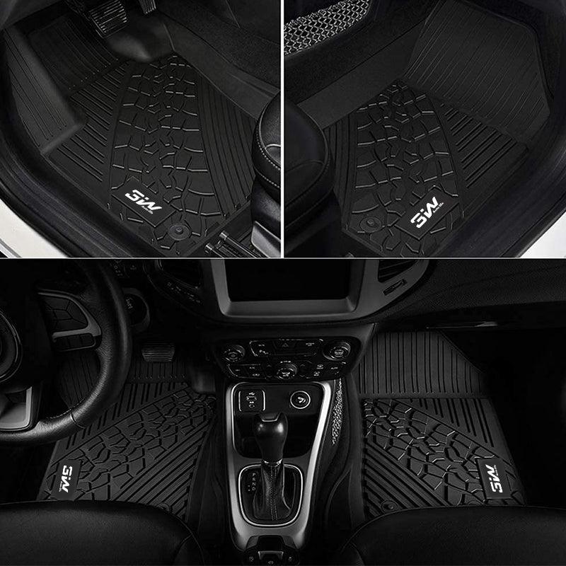 3W Jeep Wrangler 4XE Custom Floor Mats / Trunk Mat 2021-2024 Hybrid 4 Door TPE Material & All-Weather Protection Vehicles & Parts 3Wliners