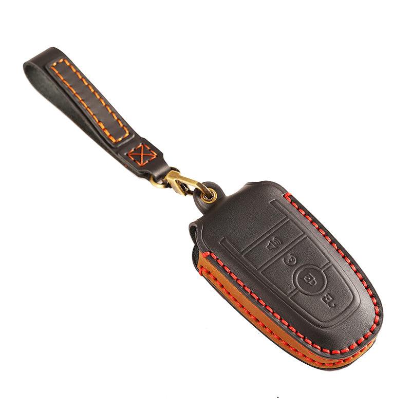 3W Key Fob Cover Case 4 Button for Ford Bronco  3Wliners Bronco KC 4 Button Black