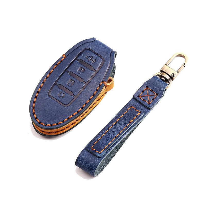3W Key Fob Cover Case for Nissan 4 Button 5 Button 3Wliners Blue Nissan KC 4 Buttons