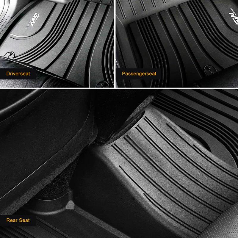 3W Kia Sorento 2021-2025 (Not fit Hybrid) Custom Floor Mats TPE Material & All-Weather Protection 3Wliners