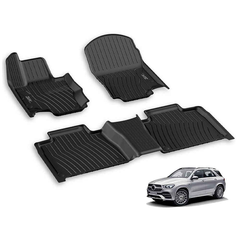 3W Mercedes-Benz GLE 2020-2025 (Not Fit Coupe) Custom Floor Mats / Trunk Mat TPE Material & All-Weather Protection Vehicles & Parts 3Wliners 2020-2025 GLE 2020-2025 1st&2nd Row Mats