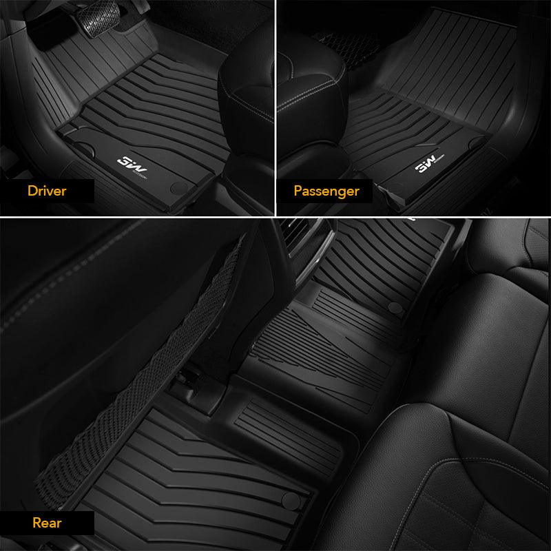 3W Mercedes-Benz ML/GL/GLE/GLS Series 2012-2019 Custom Floor Mats TPE Material & All-Weather Protection Vehicles & Parts 3Wliners