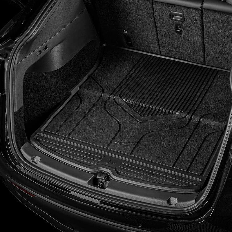 3W Tesla Model Y 2020-2024 Custom Floor Mats / Trunk Mats TPE Material & All-Weather Protection 5-Seater Vehicles & Parts 3Wliners