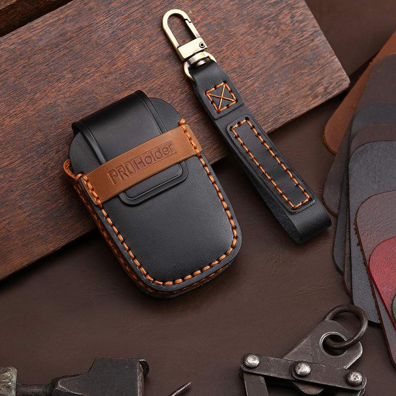 3W Toyota Sienna 2021-2024 4th Key Fob Cover Case Genuine Leather with Keychain Vehicles & Parts 3Wliners
