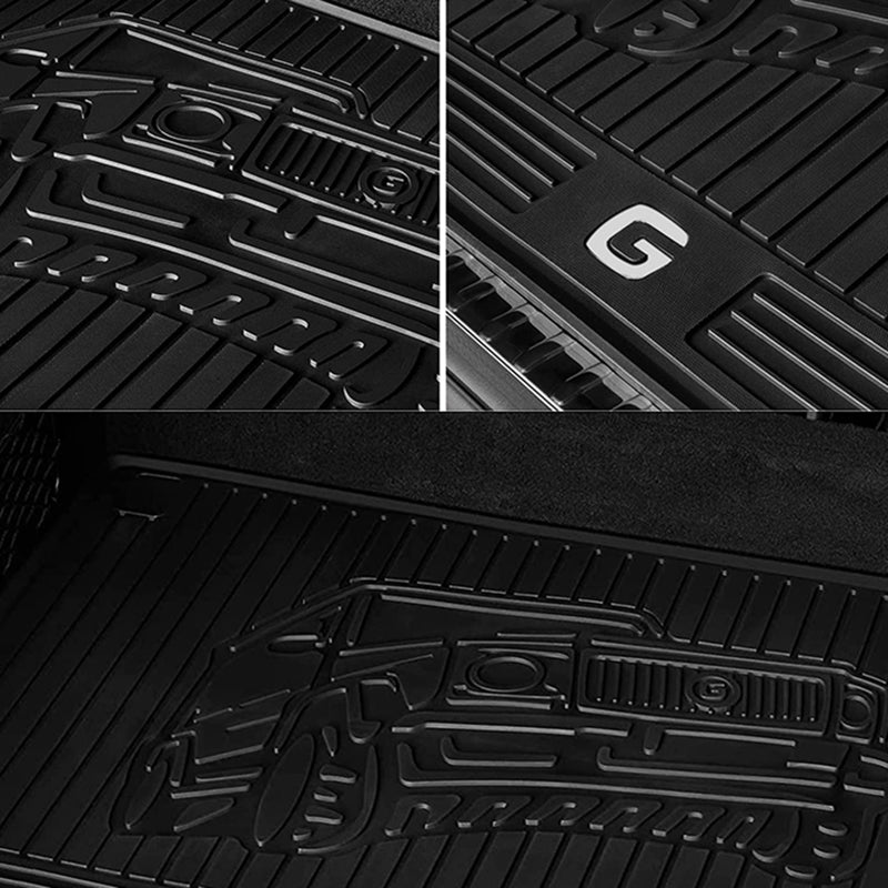 3W Mercedes-Benz G-Class 2019-2024 Custom Floor Mats / Trunk Mat TPE Material & All-Weather Protection Vehicles & Parts 3Wliners   