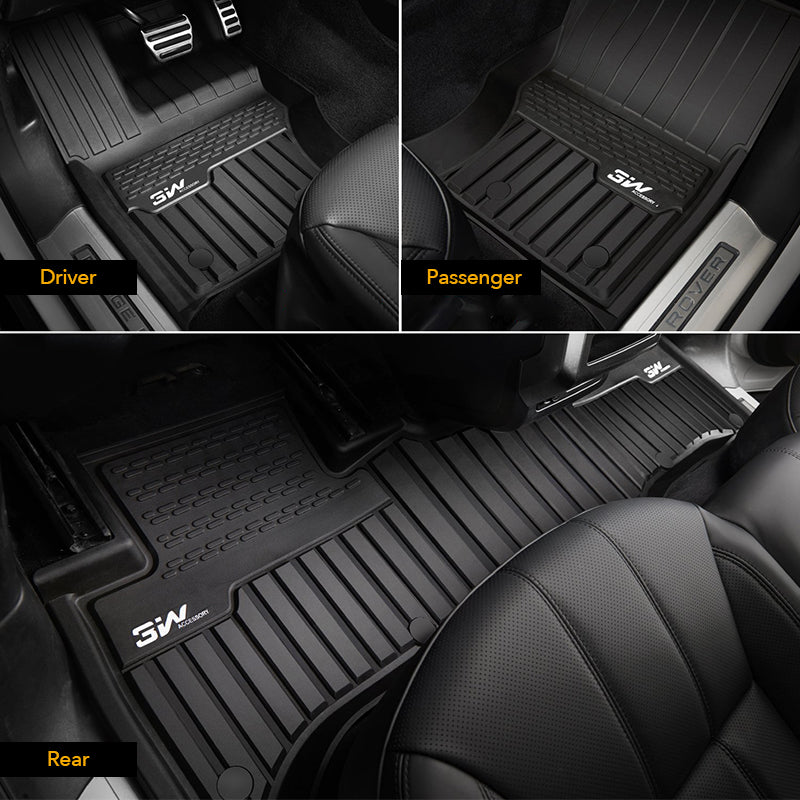 3W Range Rover Sport 2014-2023 Custom Floor Mats TPE Material & All-Weather Protection Vehicles & Parts 3Wliners   