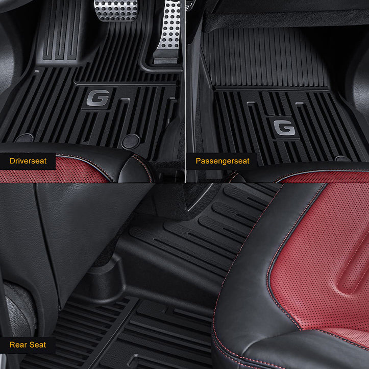 3W Mercedes-Benz G-Class 2019-2024 Custom Floor Mats / Trunk Mat TPE Material & All-Weather Protection Vehicles & Parts 3Wliners   
