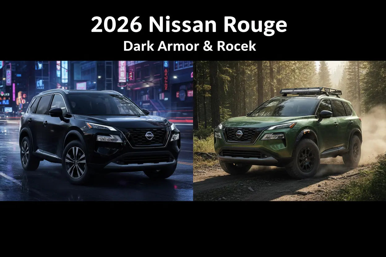 2026 Nissan Rogue: Dark Armor arrives for 2026.5 as Rock Creek adds all-terrain focus
