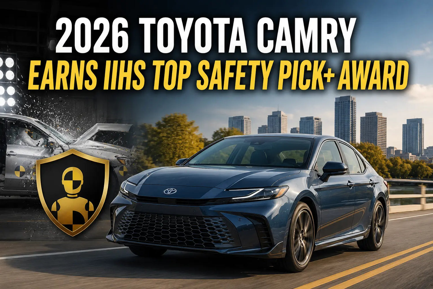 2026 Toyota Camry Earns IIHS Top Safety Pick+ Award