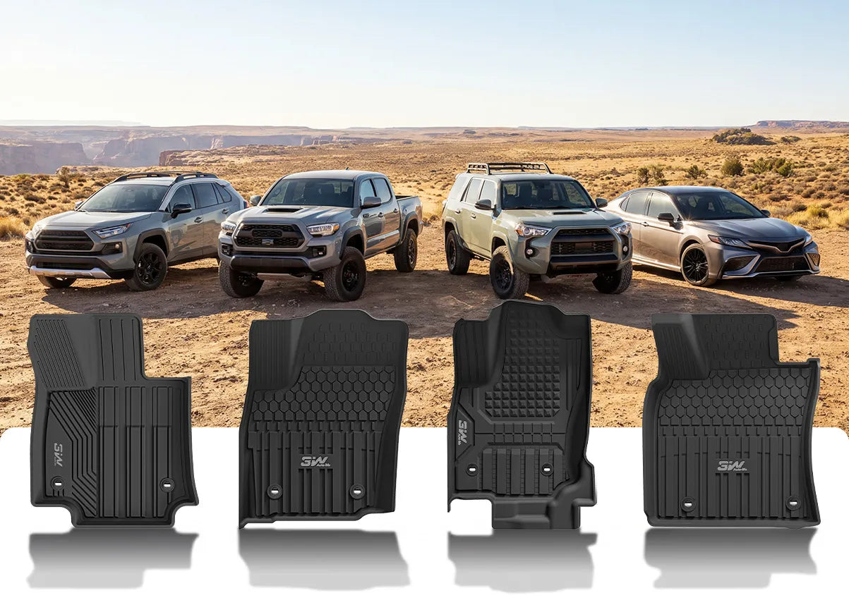 Toyota RAV4, Tacoma, 4Runner, and Camry Floor Mats: Which Set Fits Your Vehicle and How to Choose Right