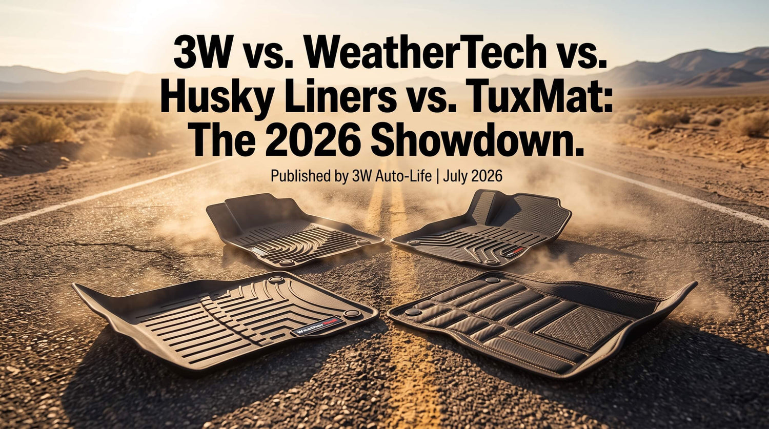 3W vs. WeatherTech vs. Husky Liners vs. TuxMat: The 2026 Showdown