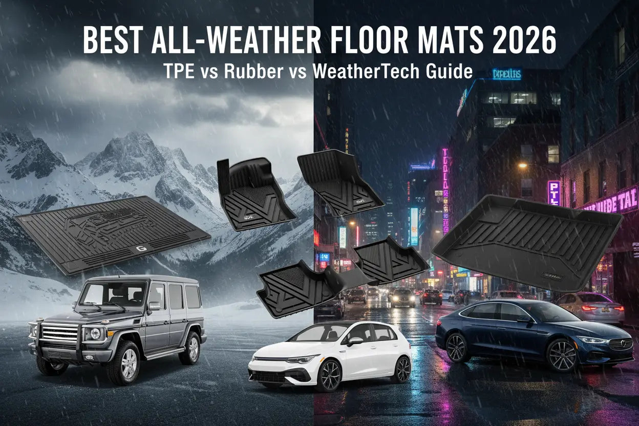 Best All-Weather Floor Mats 2026: TPE vs Rubber vs WeatherTech Guide