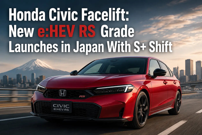 Honda Civic Facelift: New e:HEV RS Grade Launches in Japan With S+ Shift