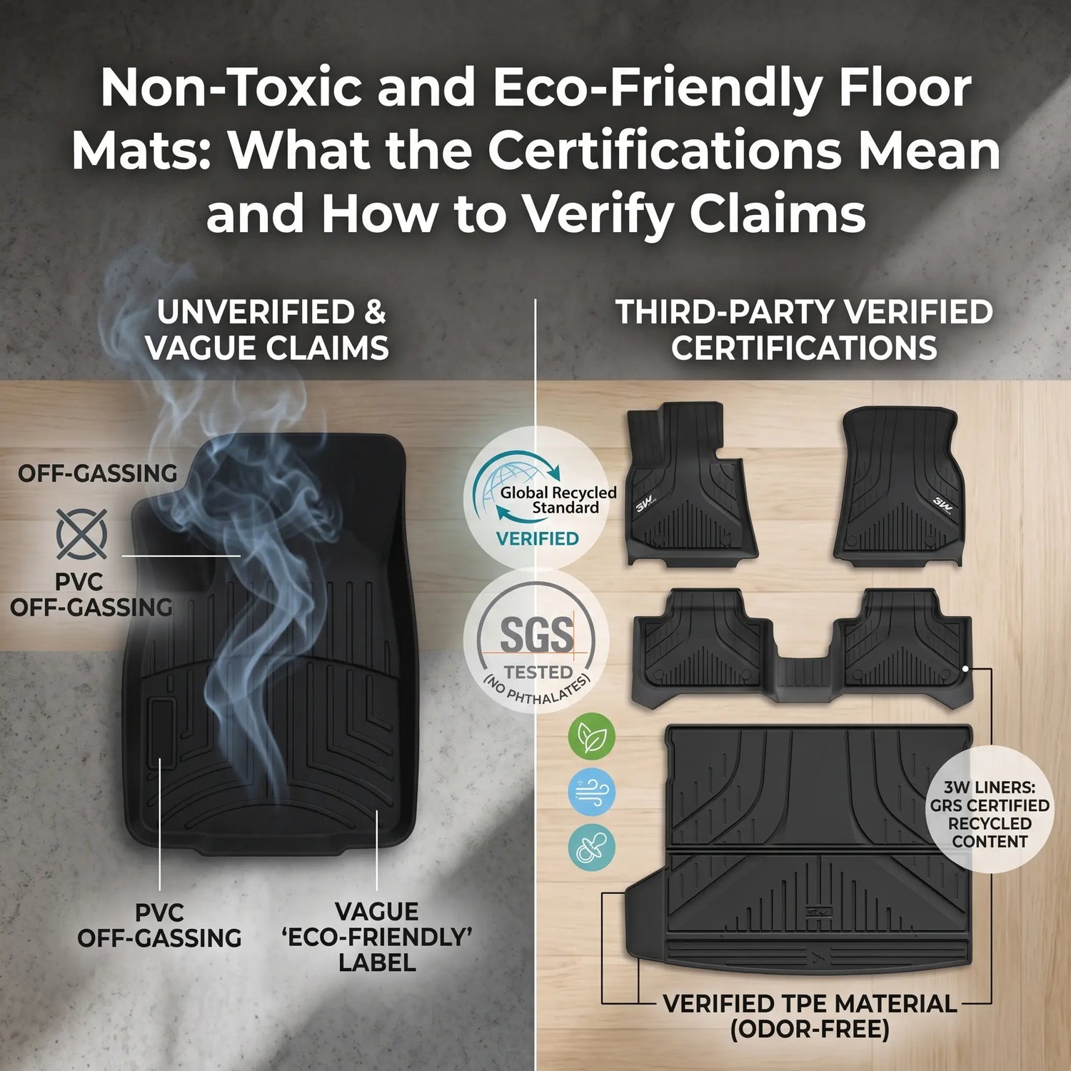 Non-Toxic and Eco-Friendly Floor Mats