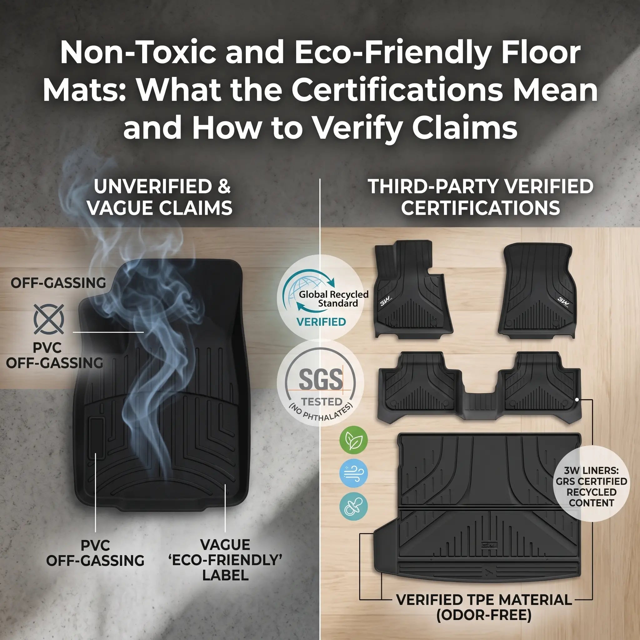 Non-Toxic and Eco-Friendly Floor Mats