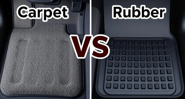Rubber vs Carpet vs TPE Car Mats