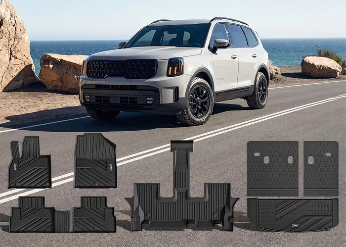 SUV Interior Protection: Cargo Liner, Seat Back Protector, and All-Weather Floor Mats Together