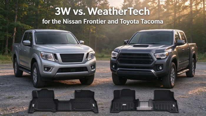 3W vs. WeatherTech for the Nissan Frontier and Toyota Tacoma