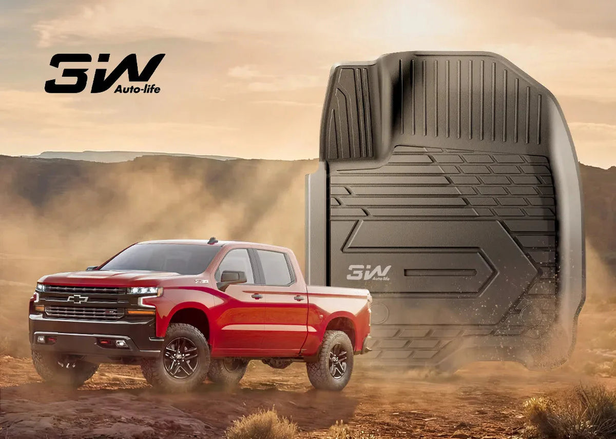 SMARTLINER Custom Fit Floor Mats For 2019-2025 Chevrolet Blazer – 2 Row, Black TPE – SA0230-P/B0248-P