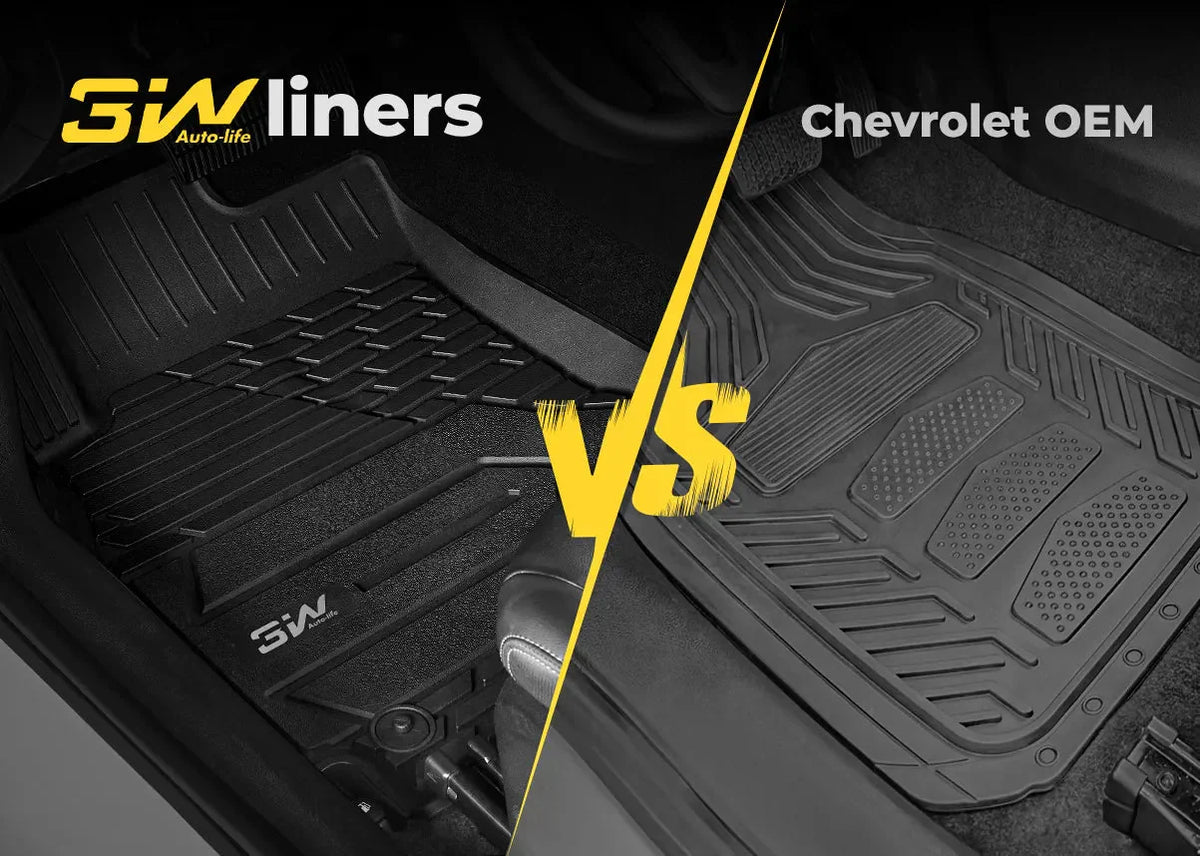 3W Liners vs Chevrolet OEM Floor Mats: Which is Your Best Choice