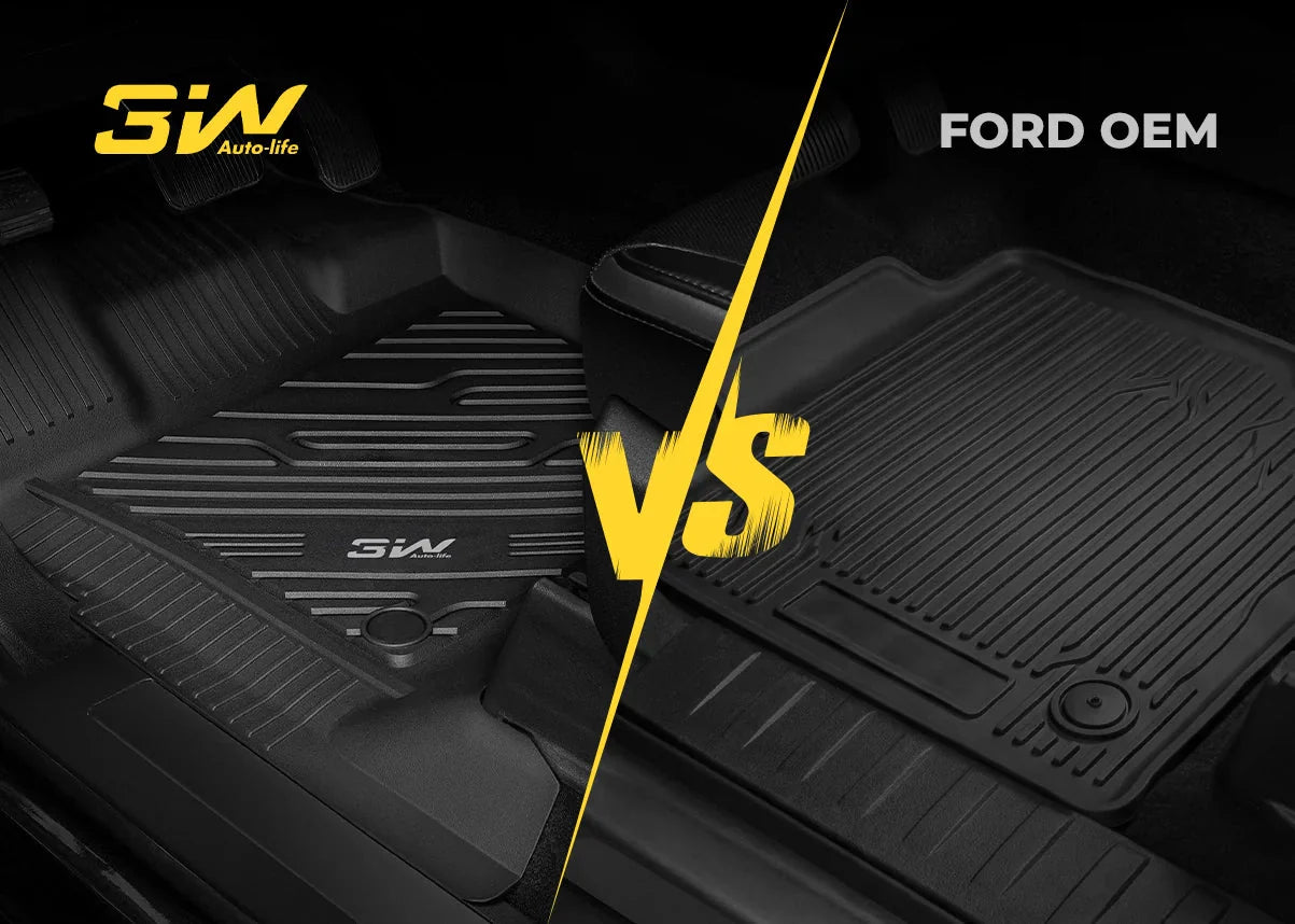 3W Liners vs. Ford OEM Floor Mats: Upgrade Your Ride Today