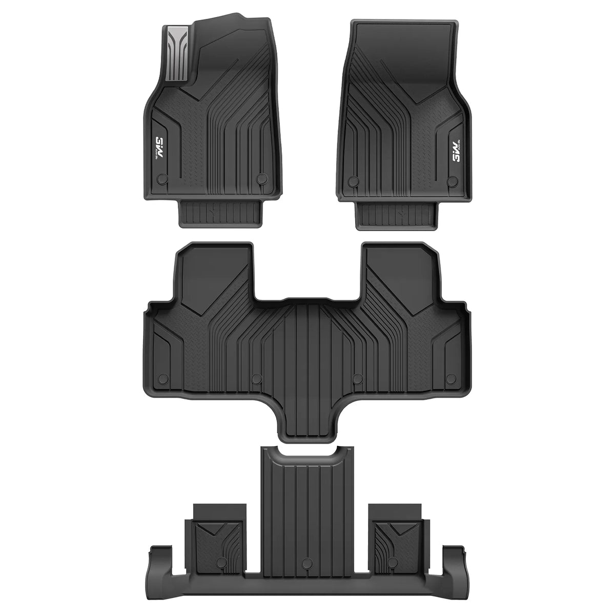 3W Tesla Model Y L 2026-2027 Custom Floor Mats Thorex™ All Weather Protection - 3Wliners
