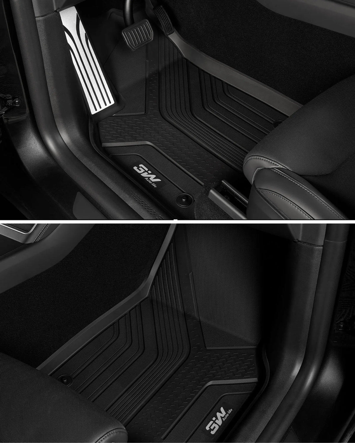 3W Tesla Model Y L 2026-2027 Custom Floor Mats Thorex™ All Weather Protection - 3Wliners